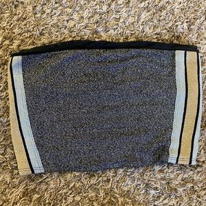 Victoria's Secret Black and Silver Fabric